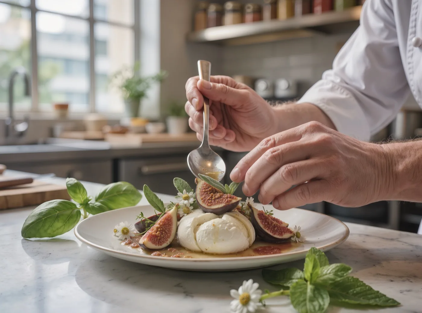 Dressage en cuisine, restaurant SAISON