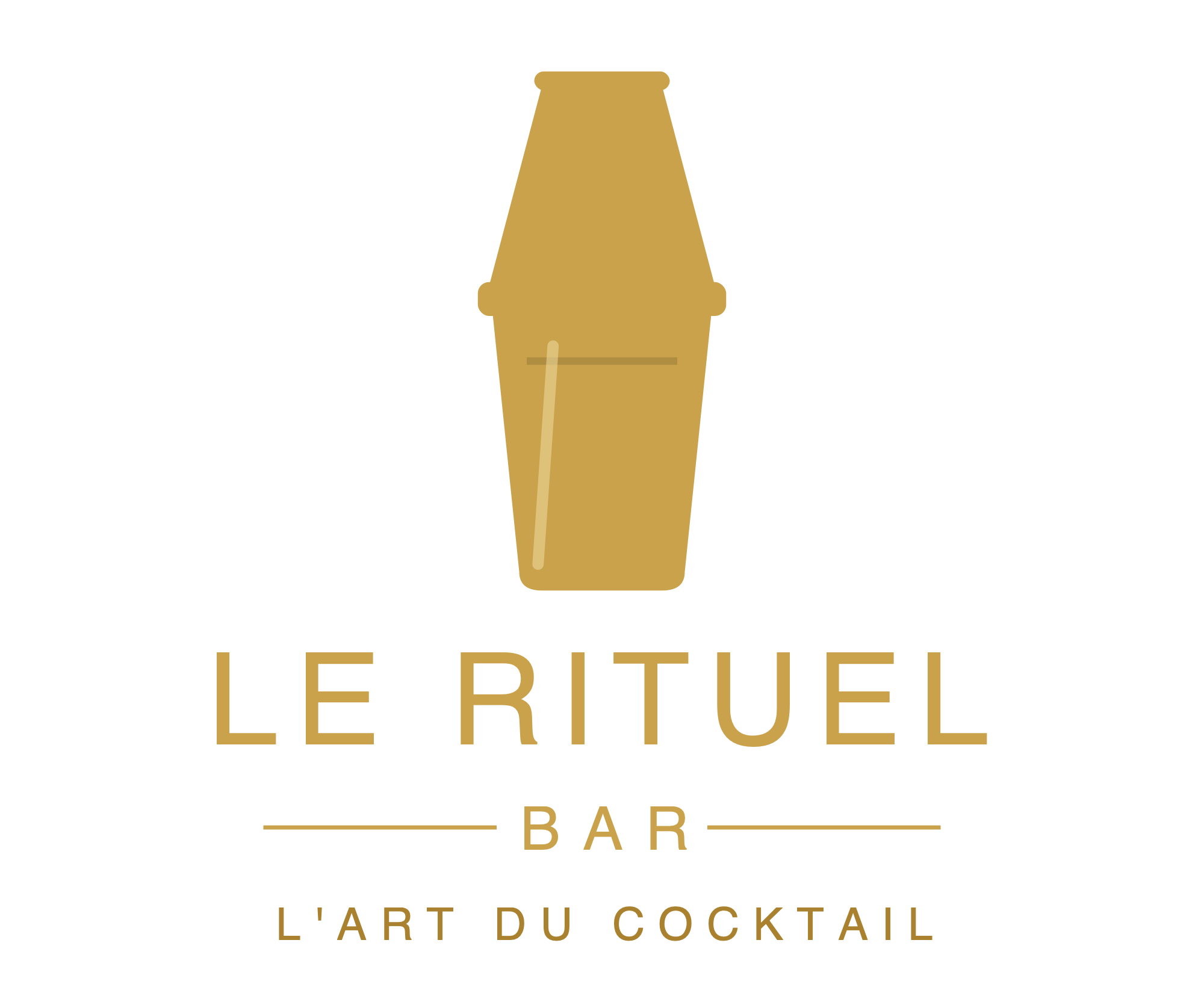 Logo Le Rituel Bar, version or