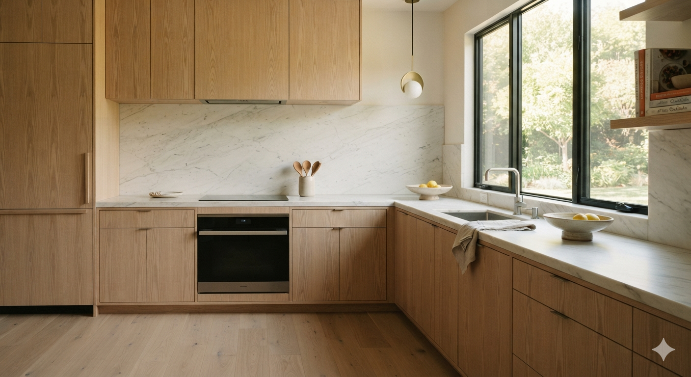 Cuisine sur mesure frêne